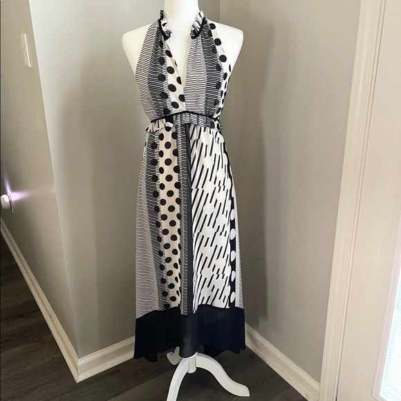 Maeve Dresses & Skirts - Anthropologie Maeve 2 Channeled Dot Casual Maxi Dress